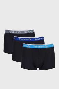 Reebok 3 PACK boxeriek Reebok Millar B ČIERNA XL