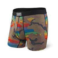 Saxx Pánske boxerky Army Rainbow hnědočerná M