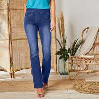Blancheporte Bootcut džínsy denim