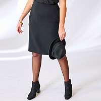 Blancheporte Rovná sukňa z úpletu Milano čierna