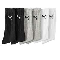 Blancheporte Športové ponožky Puma, sada 6 párov 2x čierna + 2x sivá + 2x biela