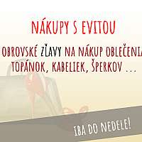 Nákupy s Evitou: zľavy až -20% na nákupy!