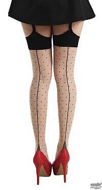 nadkolienky PAMELA MANN - Jive Dotty - Natural / Black - PM255