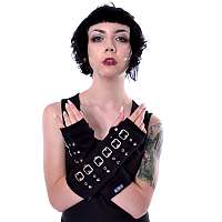 narukávnik POIZEN INDUSTRIES - ARMWARMERS - BLACK / SILVER - POI813