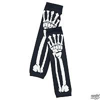 narukávnik POIZEN INDUSTRIES - Bone Armwarmer - Black/White