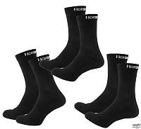 ponožky (set 3 párov) HORSEFEATHERS - DELETE - BLACK - AA547A