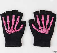 rukavice bezprsté POIZEN INDUSTRIES - BGS Gloves - Black/Pink