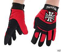 rukavice West Coast Choppers - RIDING - BLACK/RED - WCCHS003RD