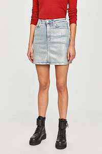 Calvin Klein Jeans - Rifľová sukňa