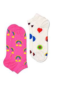 Happy Socks - Členkové ponožky Happy Rainbow