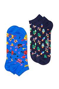 Happy Socks - Členkové ponožky Space Cat (2-pak)