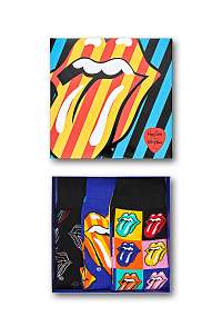Happy Socks - Ponožky Giftbox x Rolling Stones (3-pak)