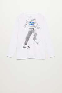 Mango Kids - Detské tričko s dlhým rukávom Board 110-152 cm