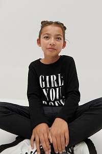 Mango Kids - Detské tričko s dlhým rukávom Sheldon 110-164 cm