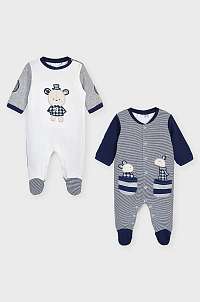 Mayoral Newborn - Overal pre bábätká-86 cm (2-pak)