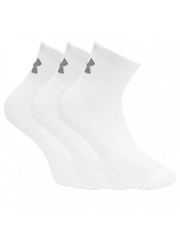 3PACK Under Armour biele ponožky