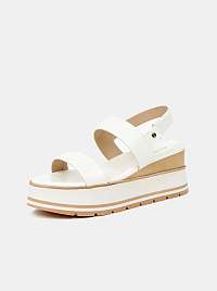 ALDO biele sandále Onalisa na platforme
