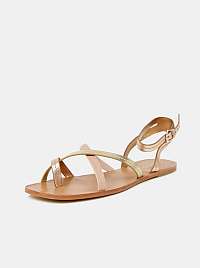 ALDO bronzové kožené sandále Sylvia