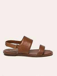 ALDO hnedé kožené sandále Sula