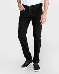 Armani Exchange čierne pánske džínsy