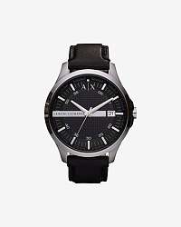 Armani Exchange Hampton Hodinky Čierna Strieborná