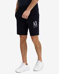 Armani Exchange modré pánske kraťasy