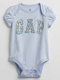 Baby body GAP Logo mix and match bodysuit Modrá