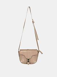 Béžová crossbody kabelka s krokodýlím vzorom Haily´s Elisa