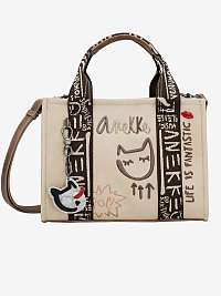 Béžová dámska kabelka shopper Anekke Fun & Music Energy