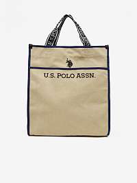 Béžová dámska veľká taška US Polo Assn. Halifax