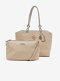 Béžová kabelka s crossbody kabelkou 2v1 Guess Chic