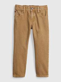 Béžové chlapčenské džínsy GAP fit Washwell