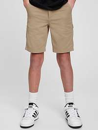 Béžové chlapčenské šortky Teen tkané jednofarebné GAP