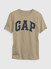 Béžové chlapčenské tričko s logom GAP