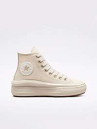 Béžové dámske členkové tenisky Converse Chuck Taylor All Star Move