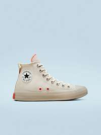 Béžové unisex členkové tenisky Converse Chuck Taylor All Star