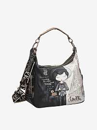 Béžovo-čierna dámska vzorovaná kabelka Anekke City Moments