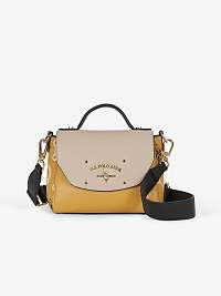 Béžovo-žltá crossbody kabelka U.S. Polo Assn. Prístav Mayaca