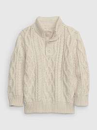 Béžový chlapčenský pletený sveter GAP