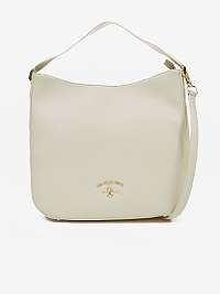 Biela dámska veľká crossbody kabelka US Polo Assn. Stanford Hobo