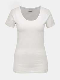 Biele basic tričko Jacqueline de Yong Ava