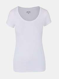 Biele basic tričko s okrúhlym výstrihom TALLY WEiJL Tadalo