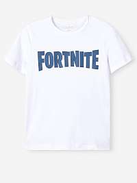 Biele chlapčenské tričko Fortnite