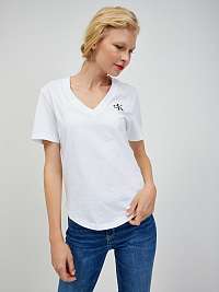 Biele dámske tričko Calvin Klein Jeans