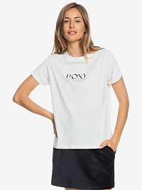 Biele dámske tričko Roxy Noon Ocean
