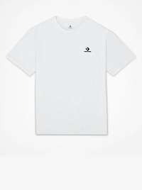 Biele pánske tričko Converse Embroidered Star Chevron Tee