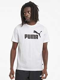 Biele pánske tričko s potlačou Puma