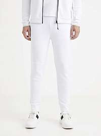 Biele základné tepláky Celio Vojogyoke