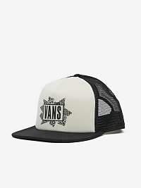 Bielo-čierna pánska vzorovaná šiltovka VANS Aster Trucker