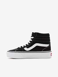 Bielo-čierne dámske členkové topánky VANS Filmore